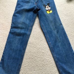 Vintage Mickey Inc height waisted jeans